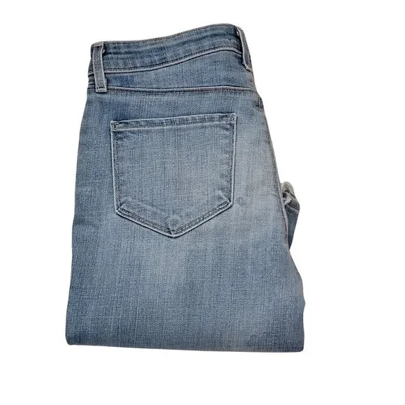 LAGENCE Jeans Denim Catalina High Line Distressed Cropped Size 27 - Picture 5 of 16